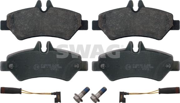 Swag 10 91 6708 - Brake Pad Set, disc brake parts5.com