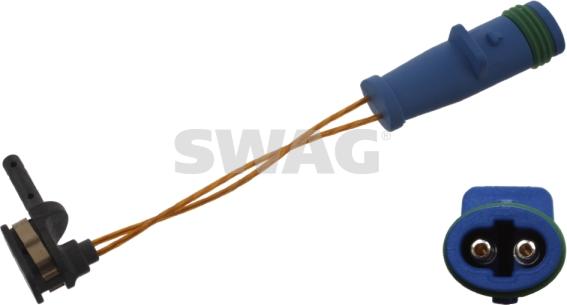 Swag 10 93 9246 - Styk ostrzegawczy, zużycie okładzin hamulcowych parts5.com