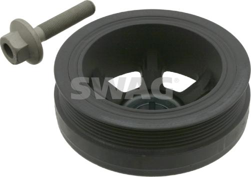 Swag 10 93 3656 - Belt Pulley, crankshaft parts5.com