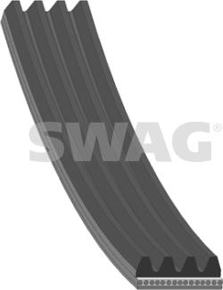 Swag 20 92 8784 - Pasek klinowy wielorowkowy parts5.com