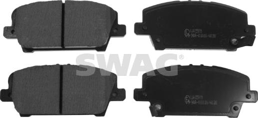 Swag 85 91 6802 - Brake Pad Set, disc brake parts5.com