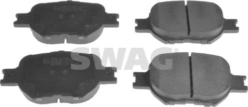 Swag 81 91 6578 - Brake Pad Set, disc brake parts5.com