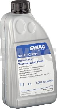 Swag 81 92 9934 - Aceite para transmisión automática parts5.com