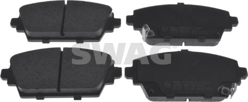 Swag 82 91 6389 - Brake Pad Set, disc brake parts5.com