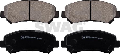 Swag 82 91 6738 - Brake Pad Set, disc brake parts5.com