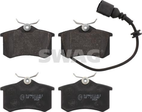 Swag 30 91 6639 - Brake Pad Set, disc brake parts5.com