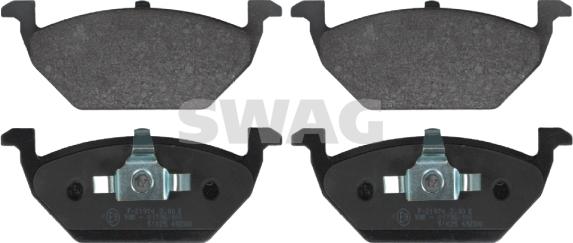 Swag 30 91 6328 - Sada brzdových destiček, kotoučová brzda parts5.com