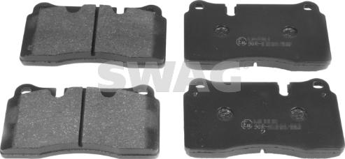 Swag 30 91 6734 - Brake Pad Set, disc brake parts5.com