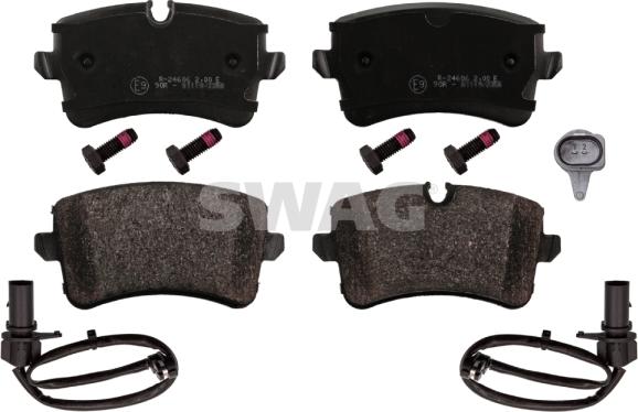 Swag 30 11 6016 - Brake Pad Set, disc brake parts5.com