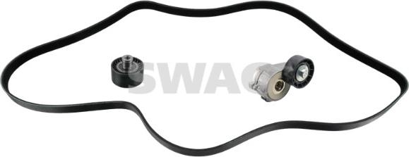 Swag 33 10 9029 - Set curea transmisie cu caneluri parts5.com