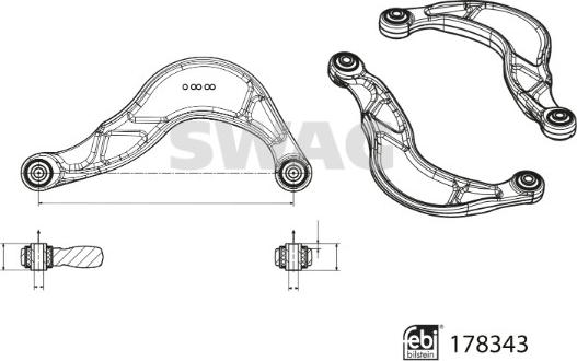 Swag 33 10 4480 - Track Control Arm parts5.com