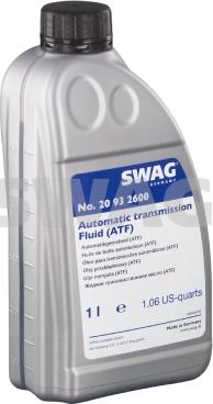 Swag 20 93 2600 - Aceite para transmisión automática parts5.com