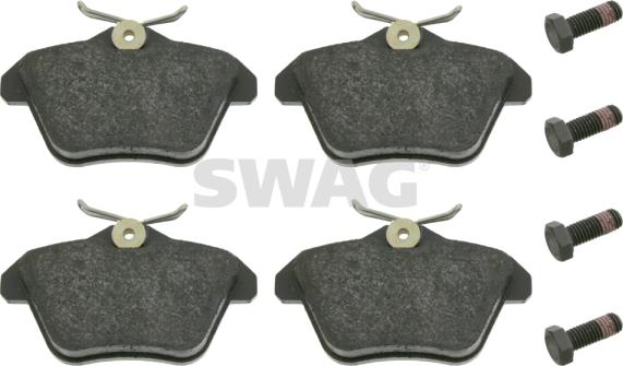 Swag 74 91 6245 - Brake Pad Set, disc brake parts5.com