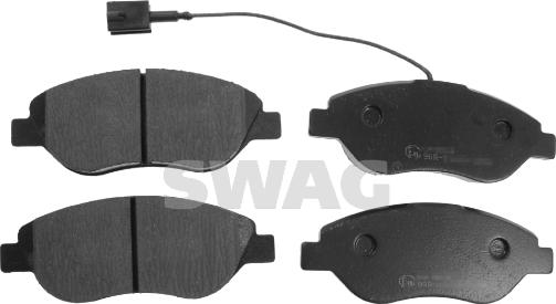 Swag 70 11 6012 - Brake Pad Set, disc brake parts5.com