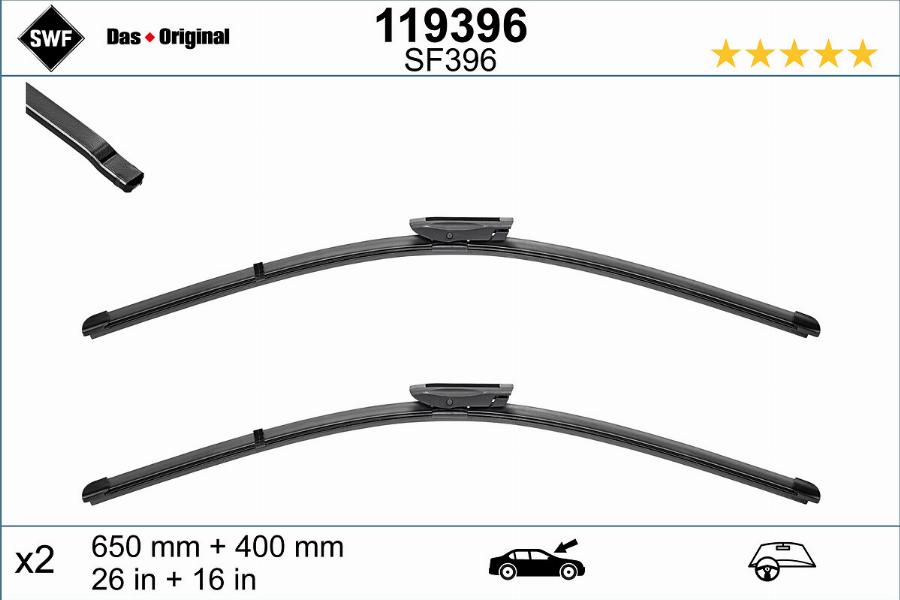 SWF 119396 - Wiper Blade parts5.com