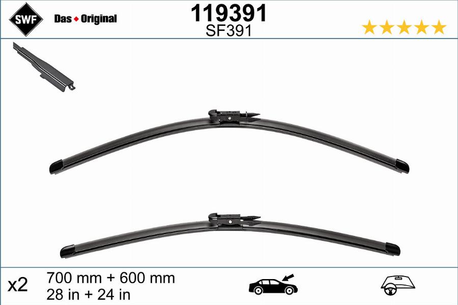 SWF 119391 - Wiper Blade parts5.com