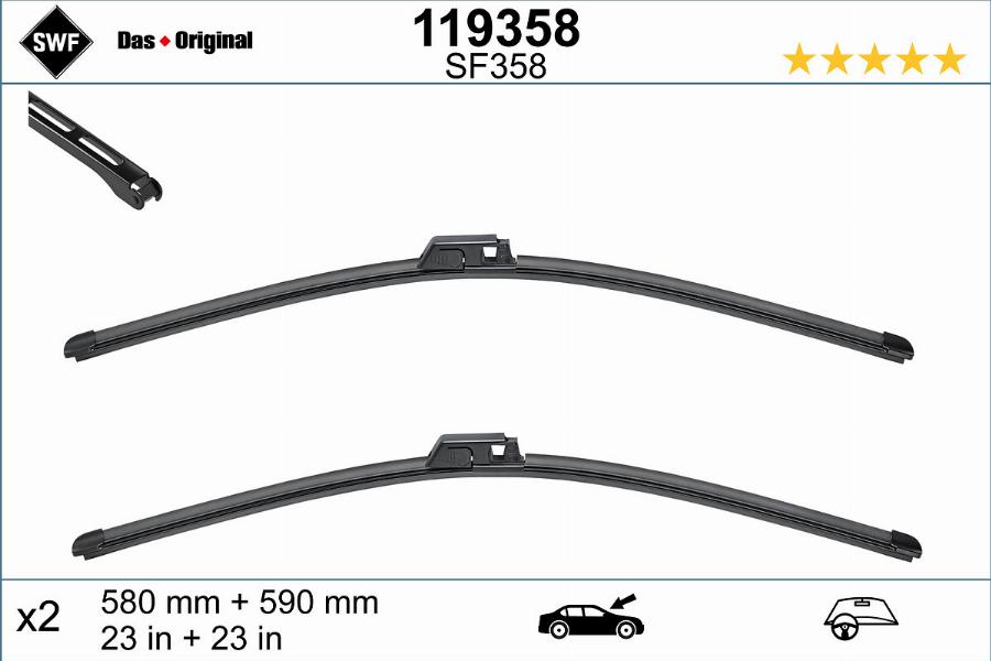 SWF 119358 - Wiper Blade parts5.com