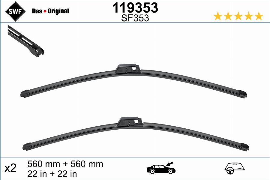 SWF 119353 - Wiper Blade parts5.com