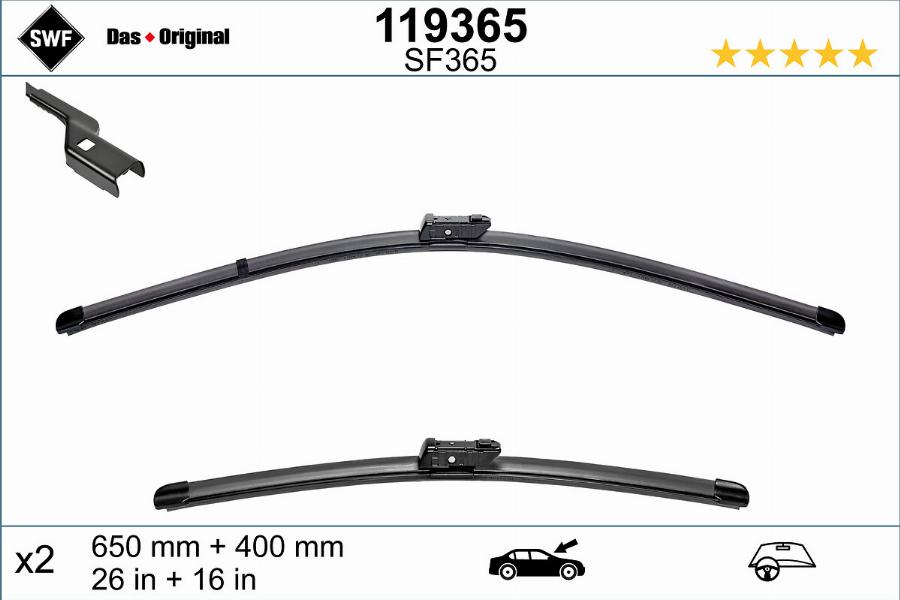 SWF 119365 - Wiper Blade parts5.com