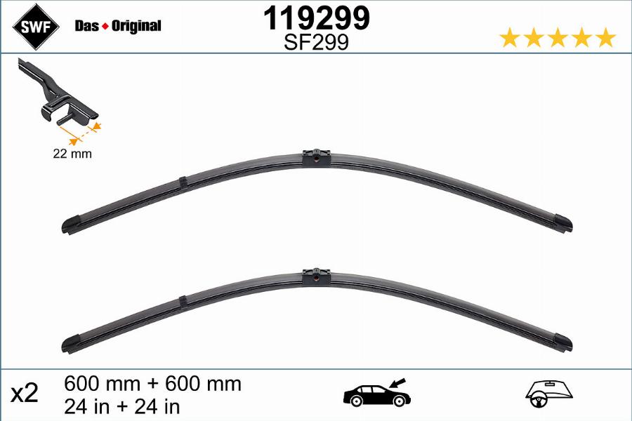 SWF 119299 - Wiper Blade parts5.com