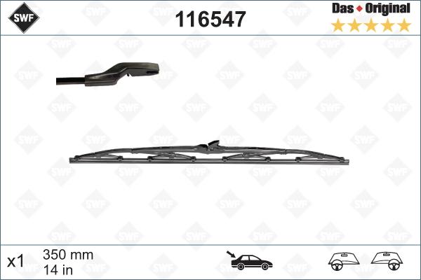 SWF 116547 - Щетка стеклоочистителя parts5.com