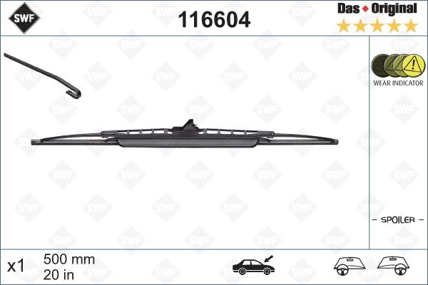 SWF 116604 - Limpiaparabrisas parts5.com