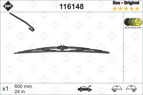 SWF 116148 - Limpiaparabrisas parts5.com