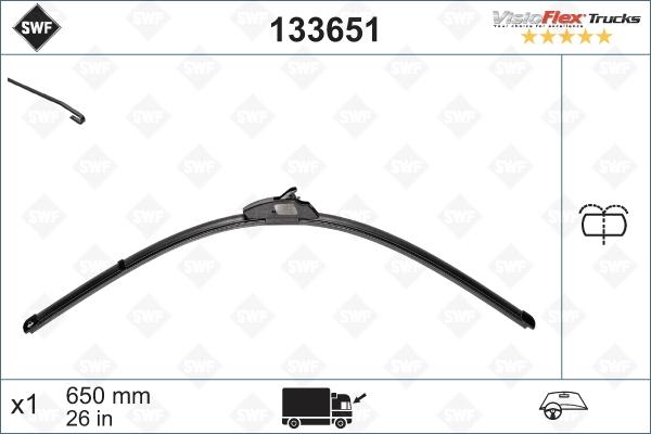 SWF 133651 - Metlica brisača parts5.com