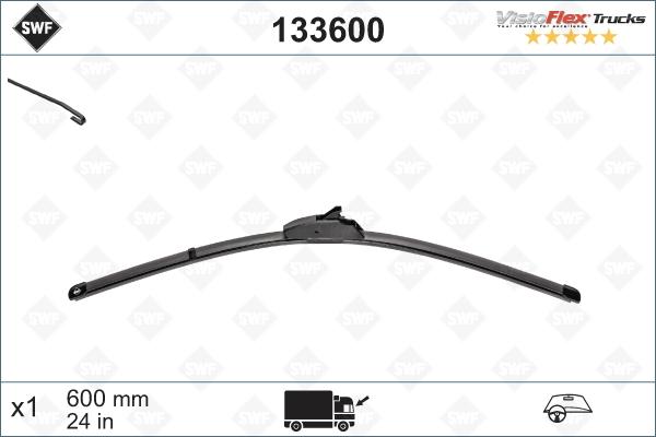 SWF 133600 - Limpiaparabrisas parts5.com