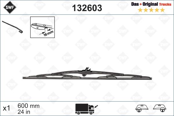 SWF 132603 - Pyyhkijänsulka parts5.com