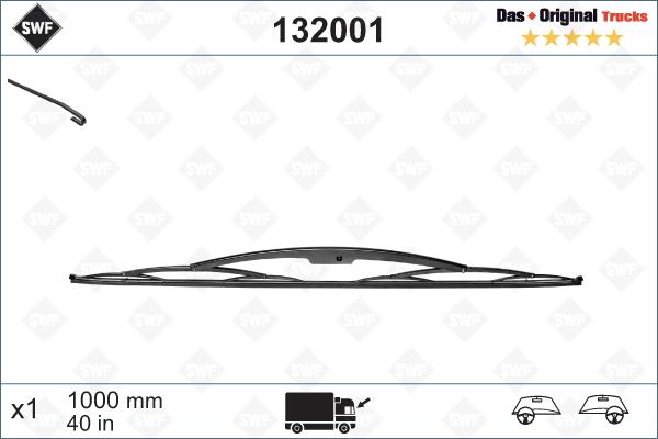 SWF 132001 - Metlica brisalnika stekel parts5.com