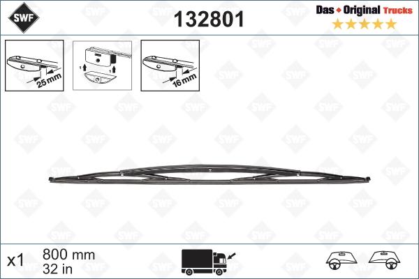 SWF 132801 - Limpiaparabrisas parts5.com