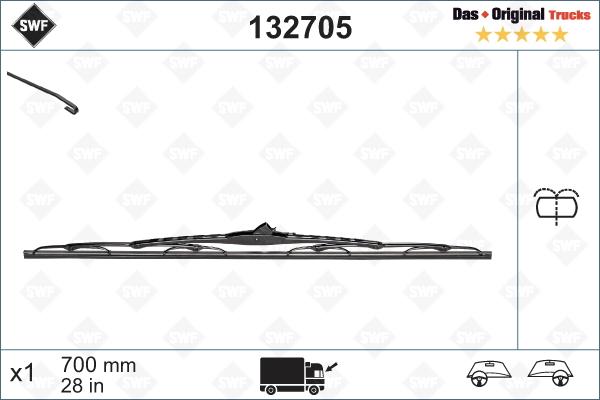 SWF 132705 - Metlica brisača parts5.com