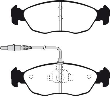 Remsa 0461.00 - Fren balata seti, diskli fren parts5.com