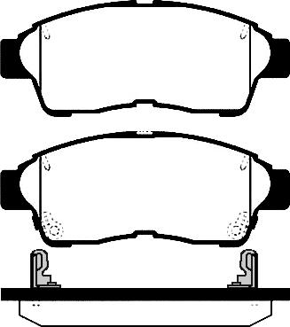 AISIN SS645-S - Bremsbelagsatz, Scheibenbremse parts5.com