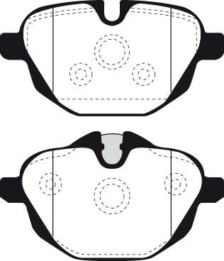 BMW 6 892 641 - Piduriklotsi komplekt,ketaspidur parts5.com