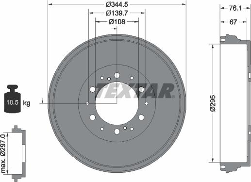 Textar 94038800 - Fren kampanası parts5.com