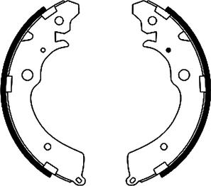 Textar 91042300 - Brake Shoe Set parts5.com