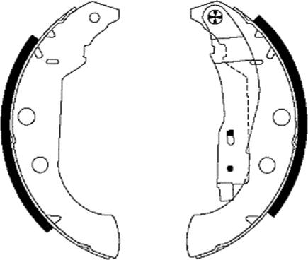 Textar 91056600 - Zestaw szczęk hamulcowych parts5.com