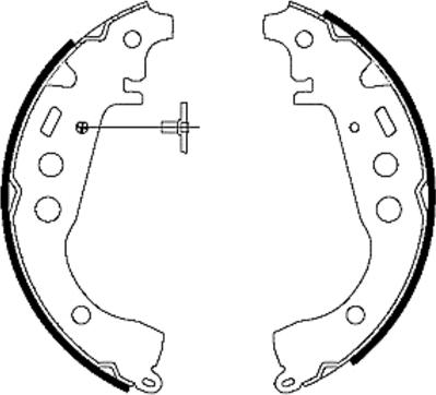 Textar 91053500 - Set saboti frana parts5.com