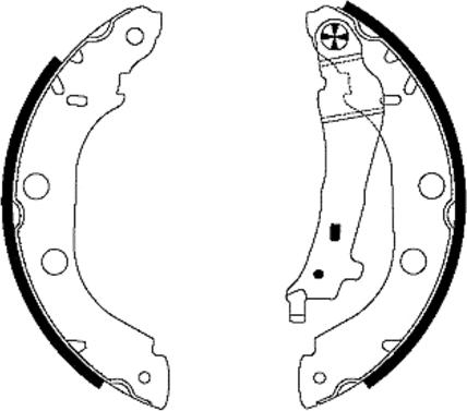 Textar 91052700 - Zestaw szczęk hamulcowych parts5.com