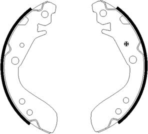 Textar 91060400 - Zestaw szczęk hamulcowych parts5.com