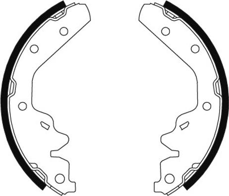 Textar 91063800 - Brake Shoe Set parts5.com