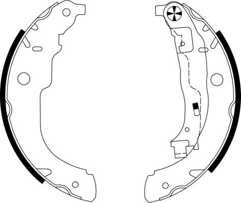 Textar 91067200 - Sada brzdových čeľustí parts5.com