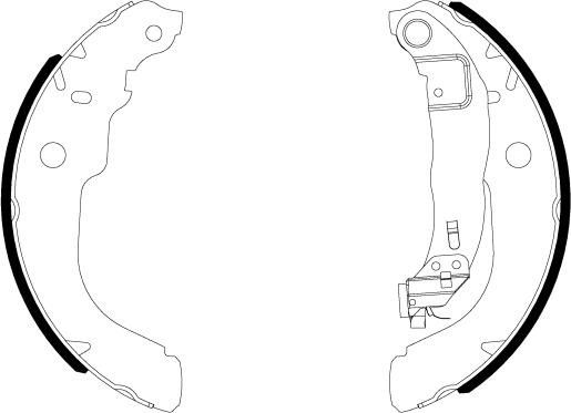 Textar 91084300 - Brake Shoe Set parts5.com