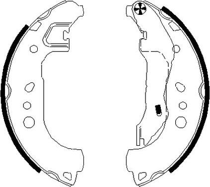 Textar 91080100 - Jeu de mâchoires de frein parts5.com