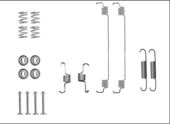 Textar 97041600 - Aksesuar seti, Fren pabucu parts5.com