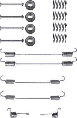 Textar 97010100 - Aksesuar seti, Fren pabucu parts5.com