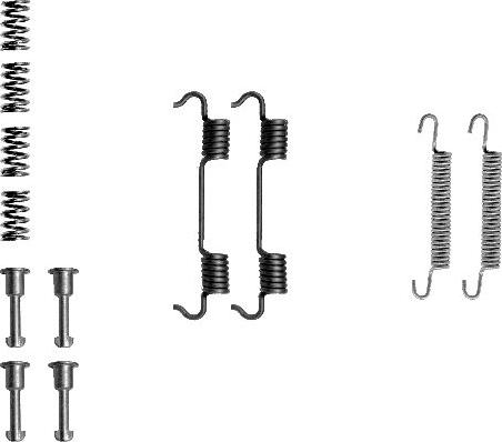 Textar 97012600 - Set accesorii, saboti frana parcare parts5.com