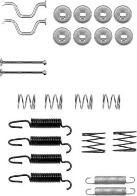 Textar 97034700 - Zestaw akcesoriów, szczęki hamulcowe hamulca postojowego parts5.com